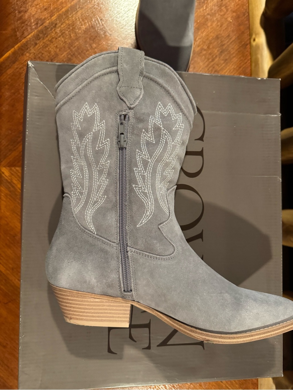 Crown Vintage Gray cowgirl boots - Picture 5 of 12